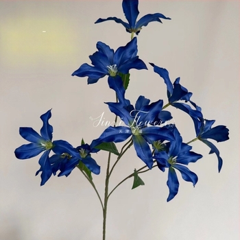 Esküvői művirágok kültéri fotózáshoz, selyem virágok orchidával, Jin xi Jinxi-0922-1