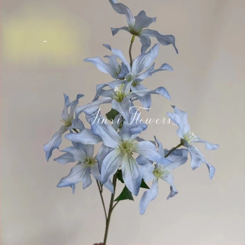 Esküvői művirágok kültéri fotózáshoz, selyem virágok orchidával, Jin xi Jinxi-0922-1