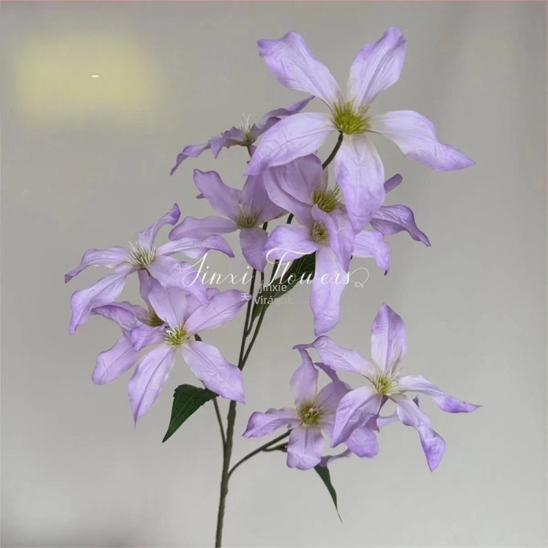 Esküvői művirágok kültéri fotózáshoz, selyem virágok orchidával, Jin xi Jinxi-0922-1