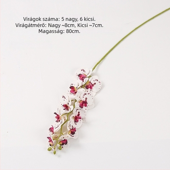 Phalaenopsis művirág, 3D nyomtatás, puha gumi anyag, otthoni és esküvői dekoráció