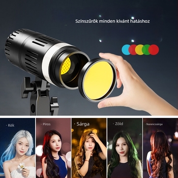 Felső LED mennyezetlámpa élő adásokhoz; három színhőmérséklet; 50W; külső tápegységet igényel (50W; három színhőmérséklet; külső tápegységet igényel)