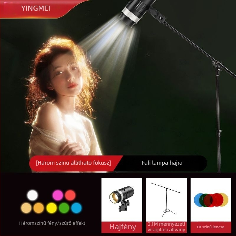 Felső LED mennyezetlámpa élő adásokhoz; három színhőmérséklet; 50W; külső tápegységet igényel (50W; három színhőmérséklet; külső tápegységet igényel)