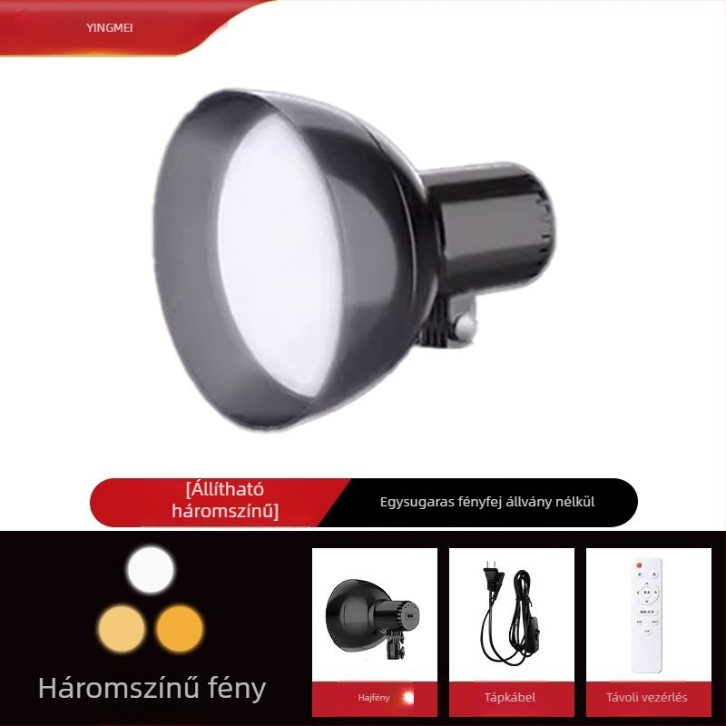 Felső LED mennyezetlámpa élő adásokhoz; három színhőmérséklet; 50W; külső tápegységet igényel (50W; három színhőmérséklet; külső tápegységet igényel)