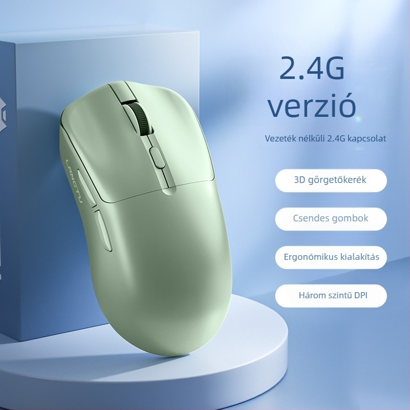 Langtu T6 kábeles optikai egér, ergonómikus kialakítás, 1600 DPI, 5 gomb