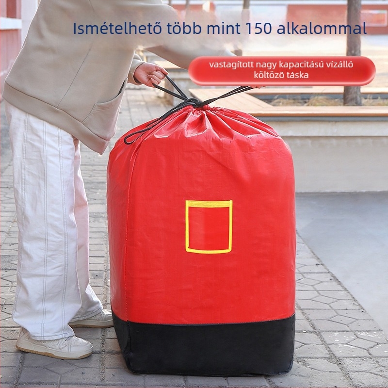 Szőtt műanyag táska expressz átadáshoz, PE bevonat, logónyomtatás, teherbírás 1-50, plasztikus anyagokhoz