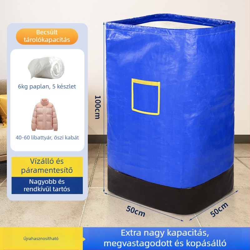 Szőtt műanyag táska expressz átadáshoz, PE bevonat, logónyomtatás, teherbírás 1-50, plasztikus anyagokhoz