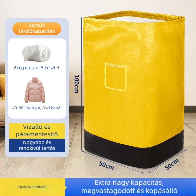 Szőtt műanyag táska expressz átadáshoz, PE bevonat, logónyomtatás, teherbírás 1-50, plasztikus anyagokhoz