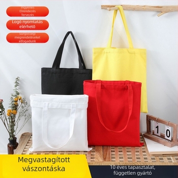 Vászon táska, testreszabható üres, kézzel festett, vállon vagy kézzel hordható stílus, logó hőtranszferrel történő nyomtatás