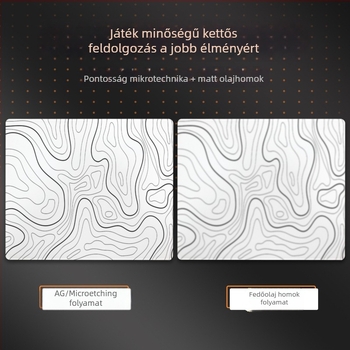 Testreszabható edzett üveg egérpad mikro-bevéséssel, egyedi logó, nagy asztali matrac játékokhoz és e-sporthoz