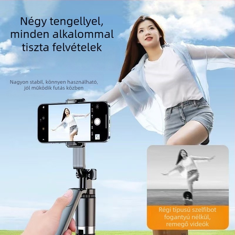 R16D szelfi bot karos, élő közvetítésre alkalmas állvány, töltő világítás, hordozható 3-in-1 Bluetooth távirányító