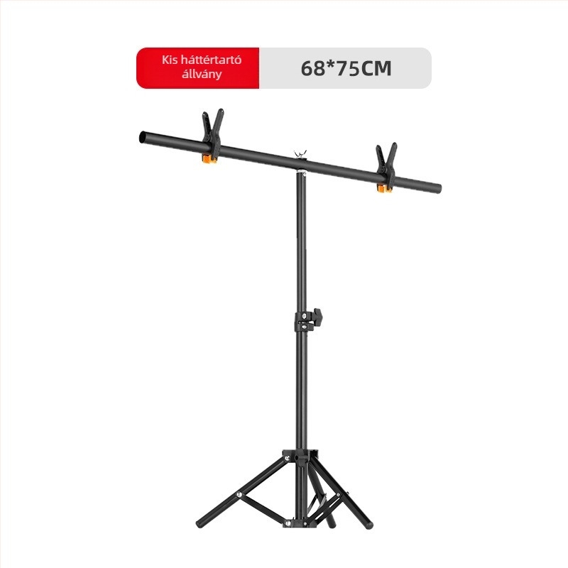 Zhijie Fotóháttér Állvány, 3 részes, csövek átmérője 2,2/1,8/1,6 cm, súly 0,95 kg