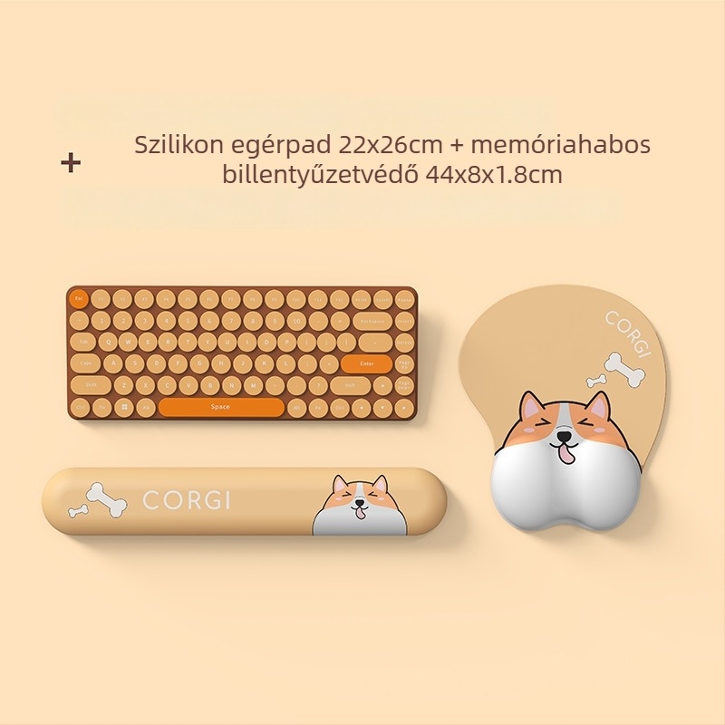 Kis méretű rezin csuklópárna egérpadhoz, egyoldalas, megmunkált felület, OEM vagy egyedi képek