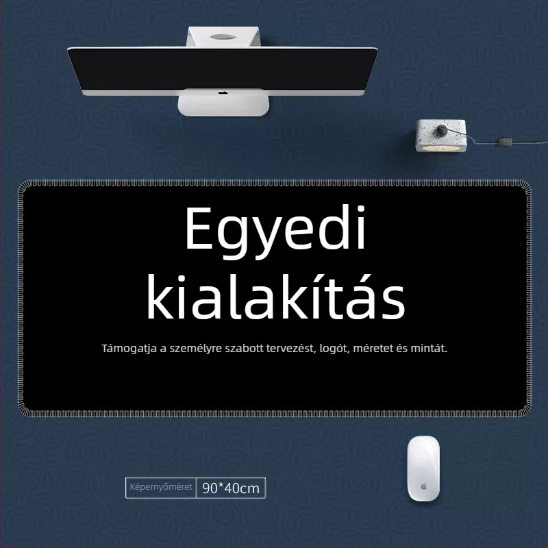 Egérpad – Természetes gumi, Csúszásmentes, Hőtranszfer, Logó nyomtatás, Testreszabható