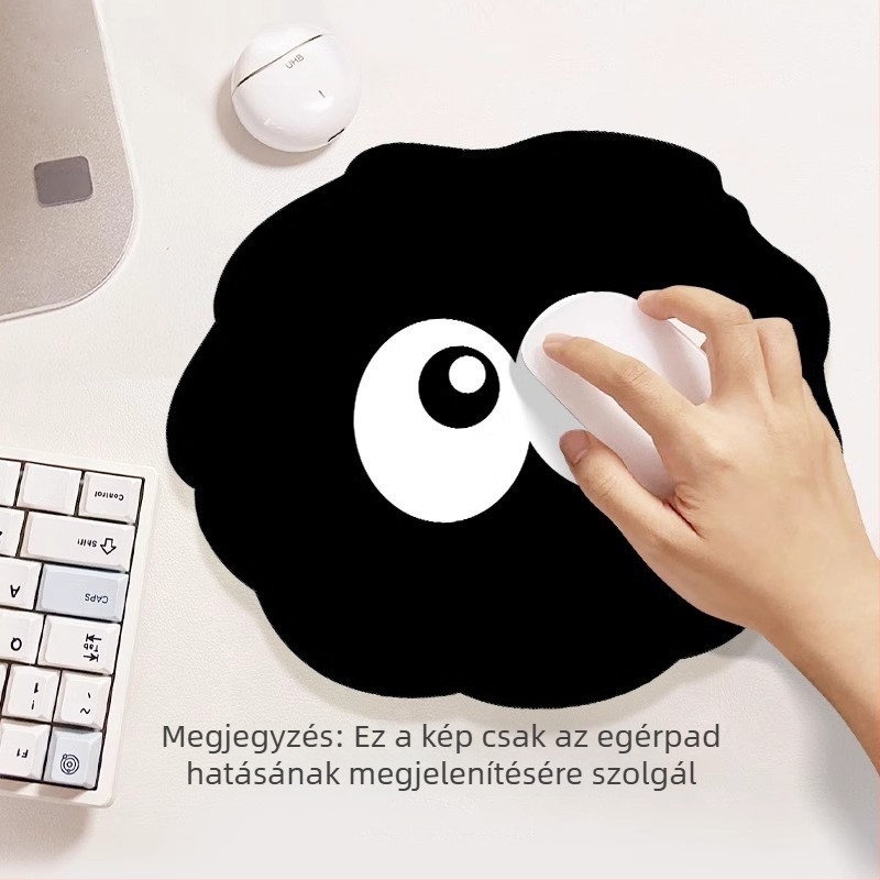 Mini bőr egérpad – különleges alakú, hordozható, mindkét oldalú, csúszásmentes, logónyomtatás lehetséges