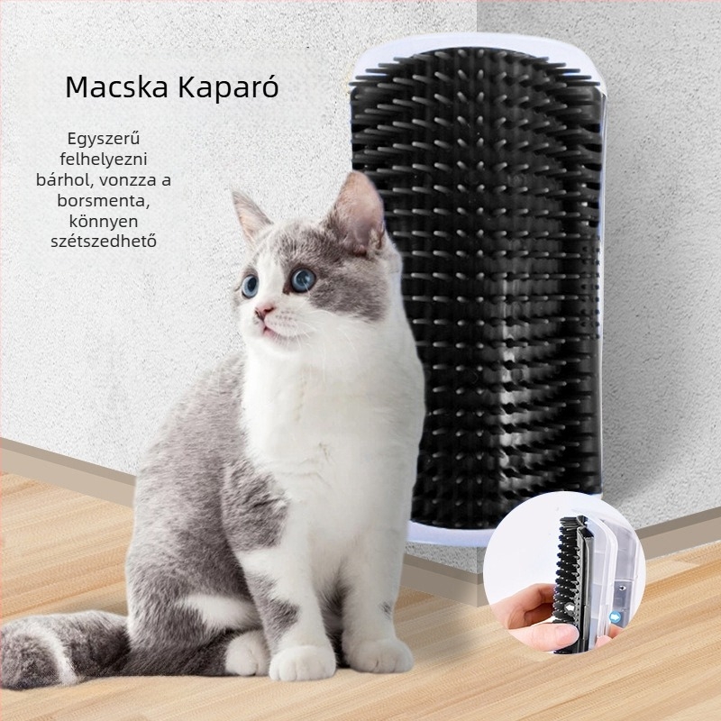 Macska sarok kaparó masszázs fésűvel a szőr eltávolításához, Senye márka, 200 darabos doboz, macskáknak