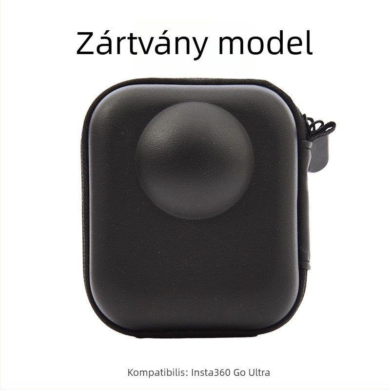 Shadowstone Insta360 Go Ultra tároló táska — vízálló EVA+ velúr tok, Go Ultra kompatibilis, hordozható kamera-szervező