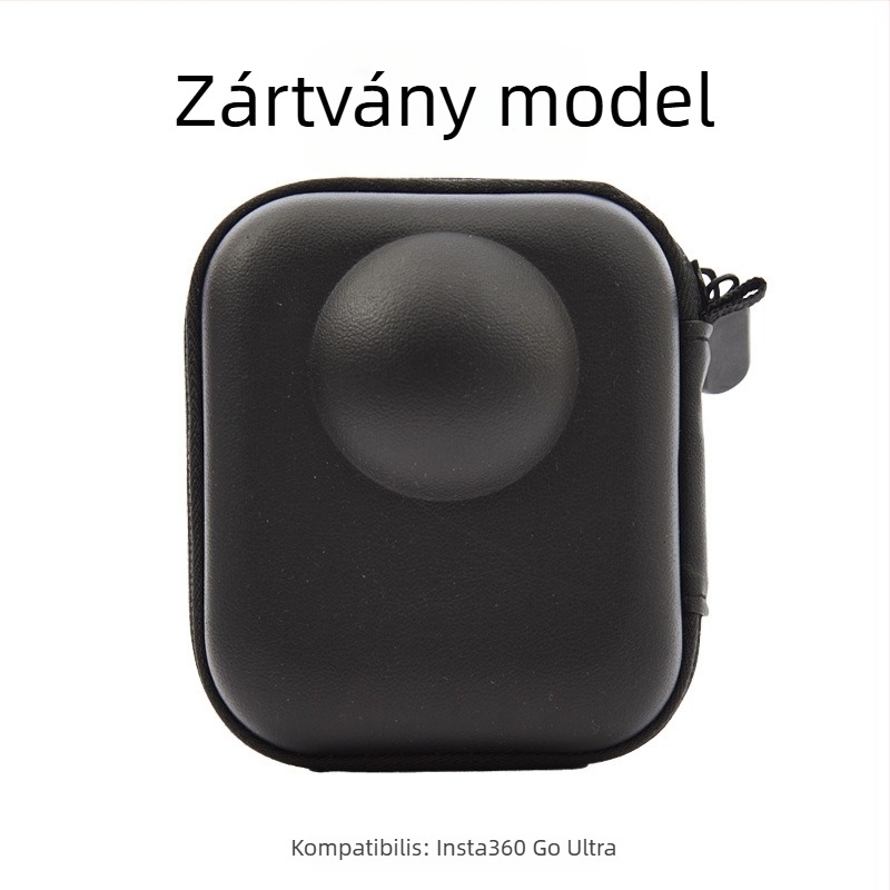 Shadowstone Insta360 Go Ultra tároló táska — vízálló EVA+ velúr tok, Go Ultra kompatibilis, hordozható kamera-szervező