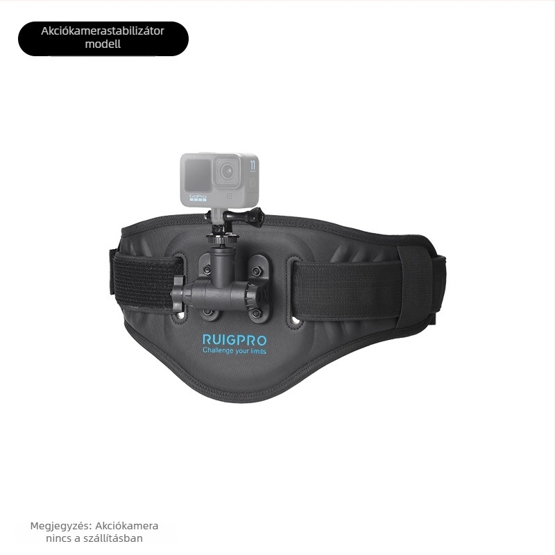 Mellkasra szerelt telefon-tartó POV felvételhez, hátizsákhoz rögzíthető klipekkel, kompatibil Insta360, GoPro, DJI
