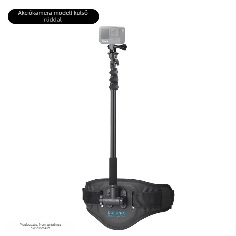 Mellkasra szerelt telefon-tartó POV felvételhez, hátizsákhoz rögzíthető klipekkel, kompatibil Insta360, GoPro, DJI