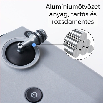 DJI távirányítóhoz teleszkópos joystick – alumínium-ötvözet és szilikon, modell 1474200, kompatibil DJI RC1/RC2, logó nyomtatása elérhető