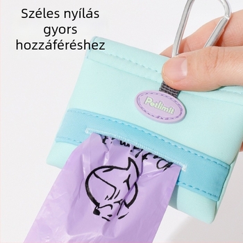 Kutyapisz-gyűjtő eszköz és zacskótároló kültéri sétákhoz — Eredet: Egyéb; Importálás: Nem; Termékkategória: WC; Doboz mennyisége: Egyéb