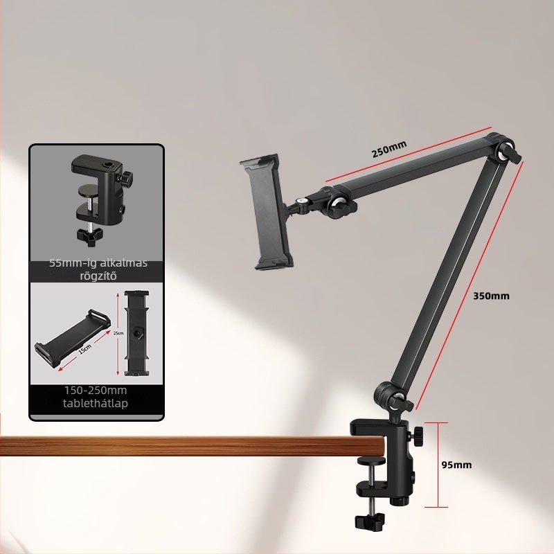 XQS XB-22 Összecsukható konzol tabletatartó asztali és éjjeli használatra, 250 g, OEM feldolgozás, magáncímke elérhető