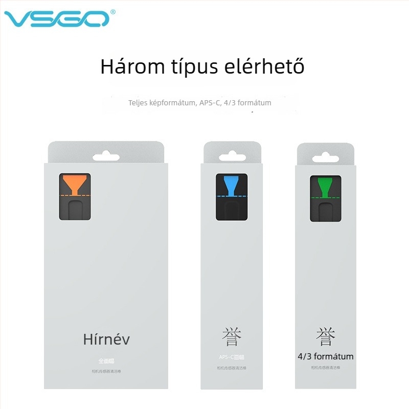 CMOS/CCD szenzor tisztító pálca – Vsgo/Weigao, Mikroszálas, Full-Frame, APS-C és 4/3 DSLR-hez, OEM testreszabás