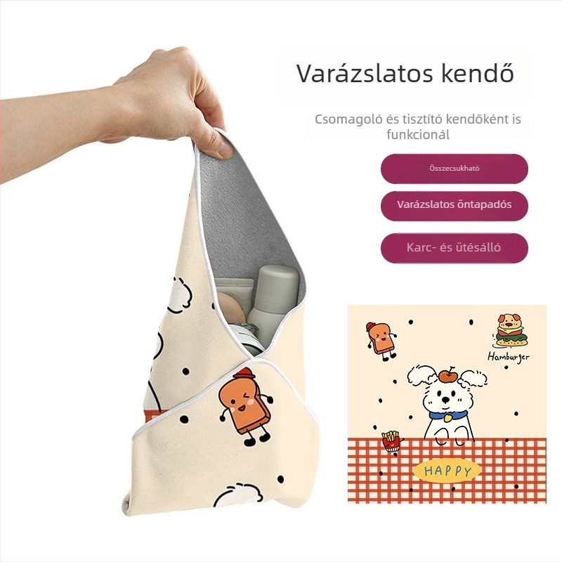 Öntapadós kozmetikai tároló kendő tükör nélküli kamerákhoz