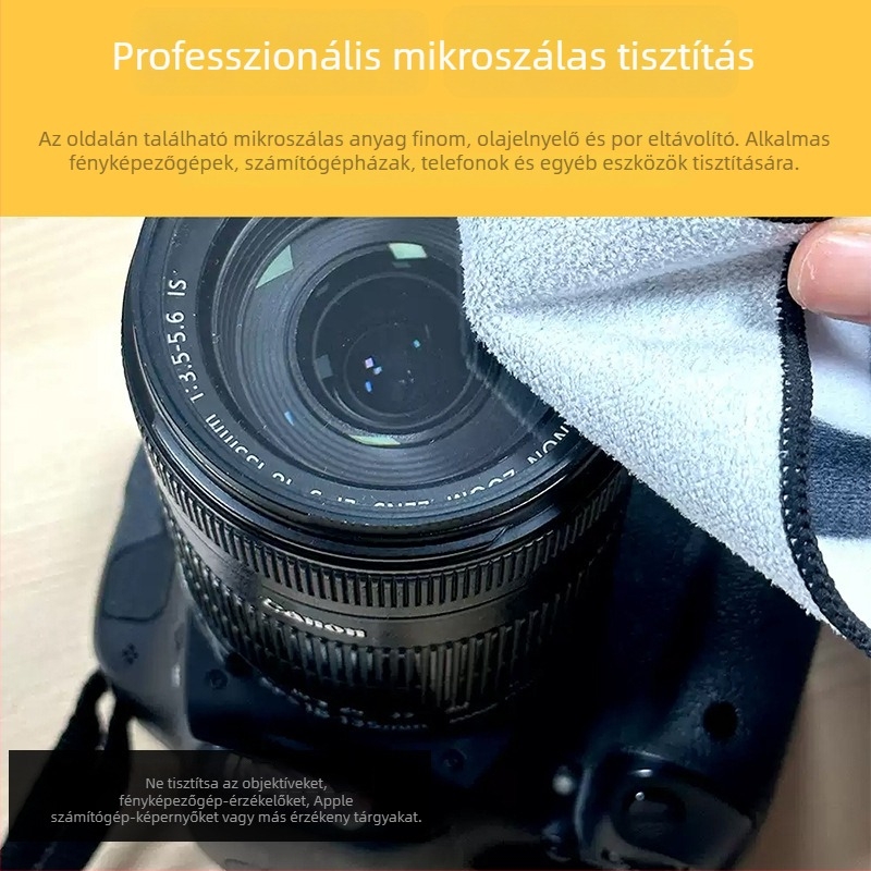 Öntapadós kozmetikai tároló kendő tükör nélküli kamerákhoz