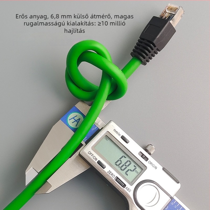 Category 6e Shielded hálózati kábel, Twisted Pair, 1000 Mbps, Copper-clad Aluminum vezető, beltéri/kültéri használatra