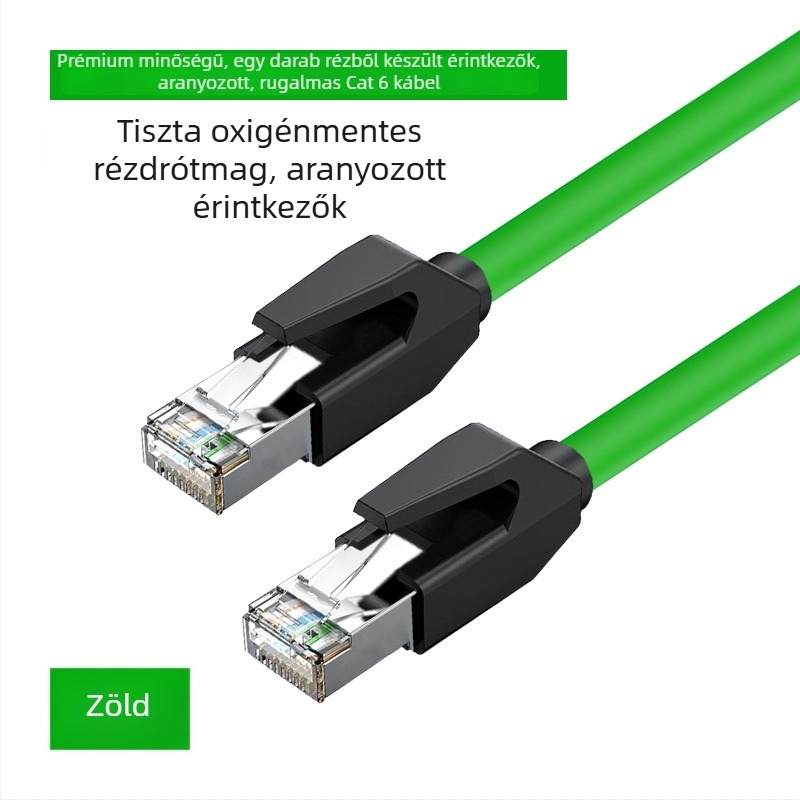 Category 6e Shielded hálózati kábel, Twisted Pair, 1000 Mbps, Copper-clad Aluminum vezető, beltéri/kültéri használatra