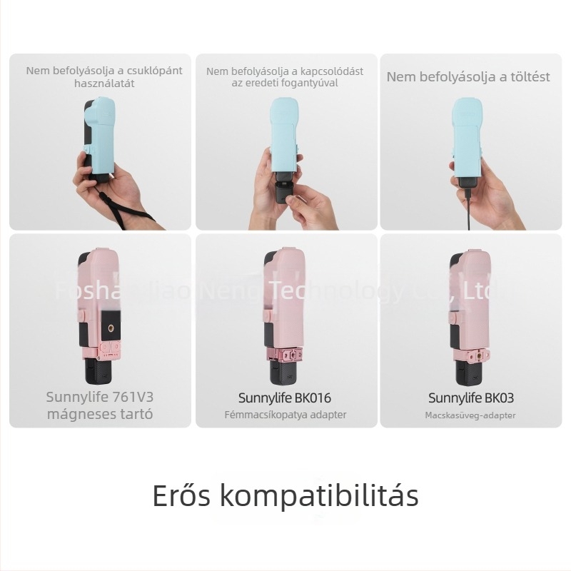 Op3-k019 Osmo Pocket 3 védőburkolat szűrő-tárolóval, Műanyag, OEM/ODM, Raktáron