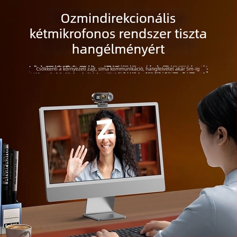 Okos PTZ kamera asztali számítógépekhez, 4K felbontással, 800k szenzorral és USB 2.0 interfésszel