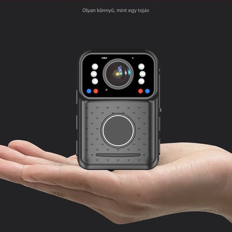DSJ-H3 Rendőrségi testre hordható kamera 10x optikai zoom, 1080p, éjjellátás, 1,5-inch LCD, 3D mikrofon