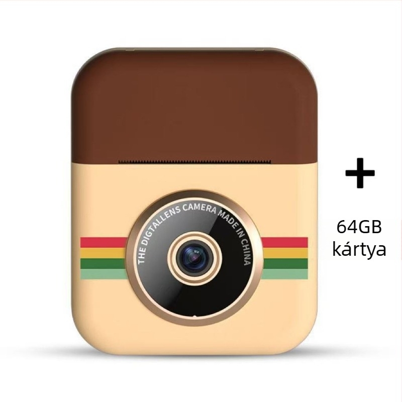 Gyerekeknek szóló nyomtató kamera A7 – 12 MP, 2,4 hüvelykes LCD, TF-kártya, 3,5 órás üzemidő