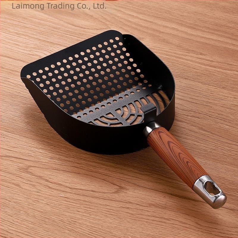 Macskaalom lapát – vastagított kivitel, finom lyukú kialakítás, tartós műanyag; márka Piece; más alkalmazásokhoz