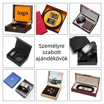 Férfi bőrből készült öv automata csattal, ötvözet csattal, szélesség 2-4 cm, Duchibut
