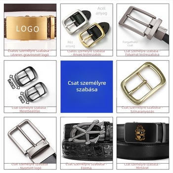 Férfi bőrből készült öv automata csattal, ötvözet csattal, szélesség 2-4 cm, Duchibut