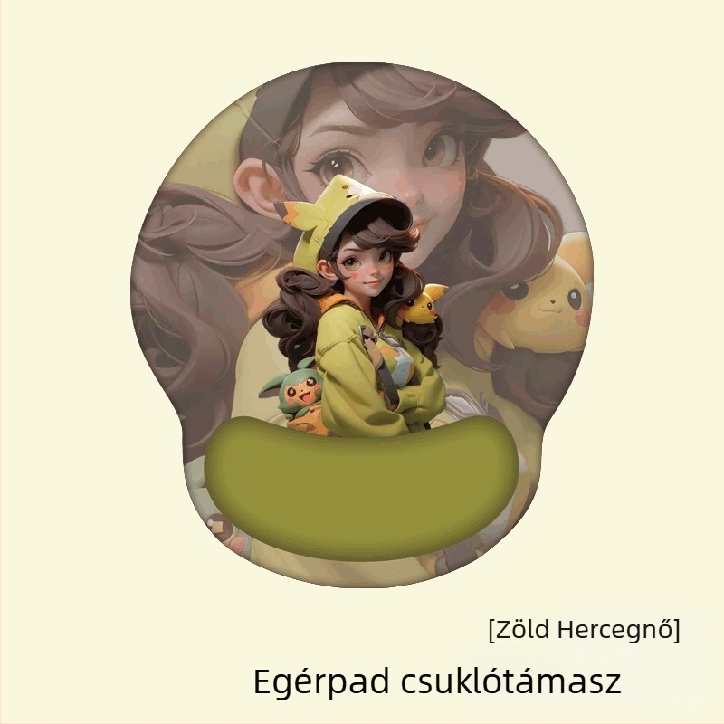 Csukló alátámasztó egérpad, kis méret, tej selyem + szilikon, egyoldalas, egyedi képek