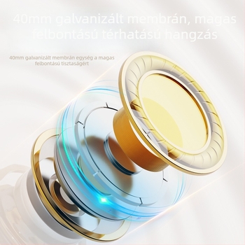 VJ901 Bluetooth fejhallgató fejpánttal, összecsukható, 40 mm meghajtók, 32 Ω impedancia, 20–20 kHz frekvenciasáv, beépített mikrofon