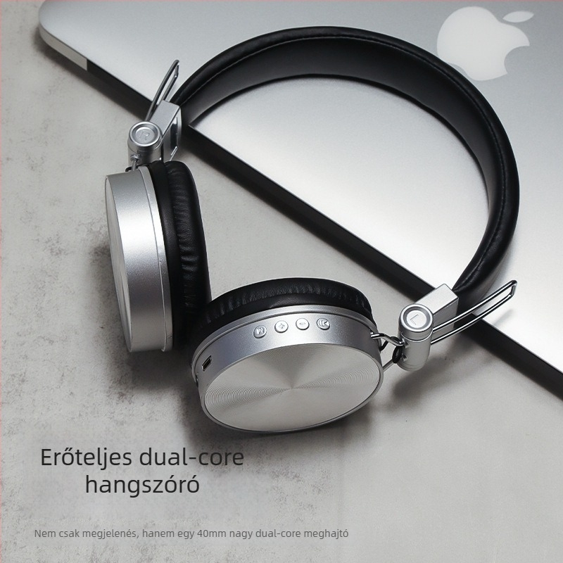 VJ901 Bluetooth fejhallgató fejpánttal, összecsukható, 40 mm meghajtók, 32 Ω impedancia, 20–20 kHz frekvenciasáv, beépített mikrofon