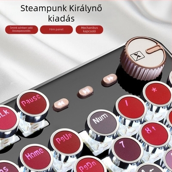 Játékbillentyűzet, 104 billentyű, mechanikus kapcsolók, vezetékes, vízálló