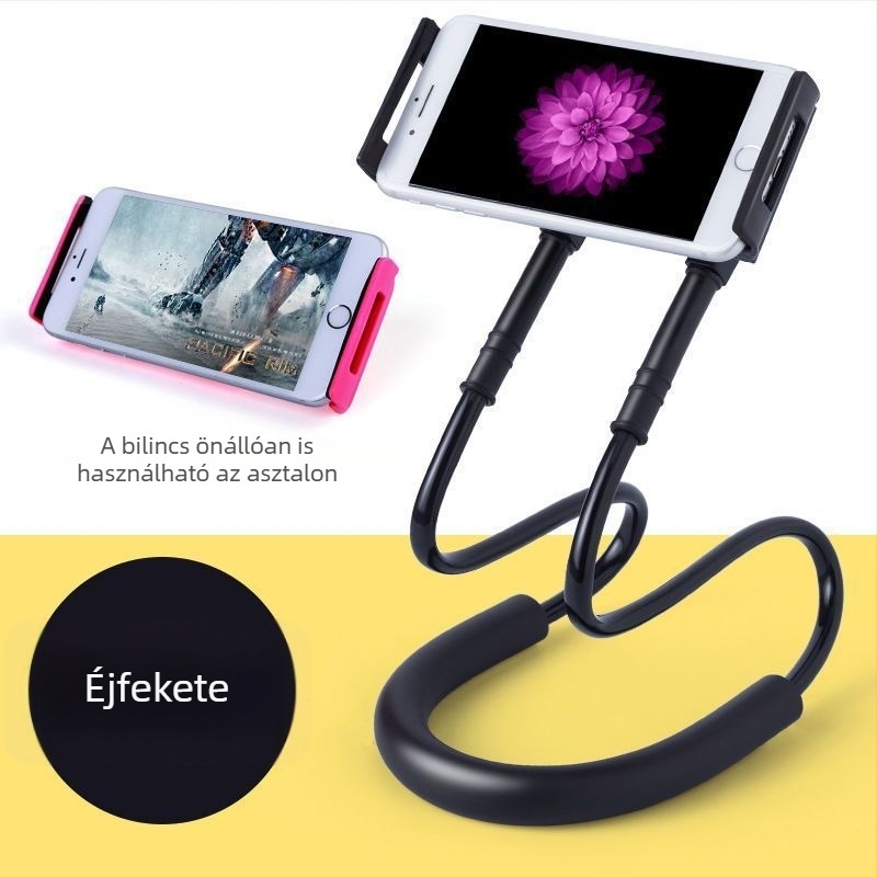 Új modell háztartási nyakba akasztott telefon-tartó két telefonhoz — többfunkciós kézi állvány