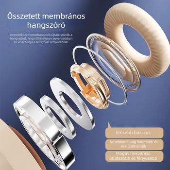 Vezeték nélküli Bluetooth fejhallgató játékokra mikrofonnal – sztereó hangzás, alacsony késleltetés