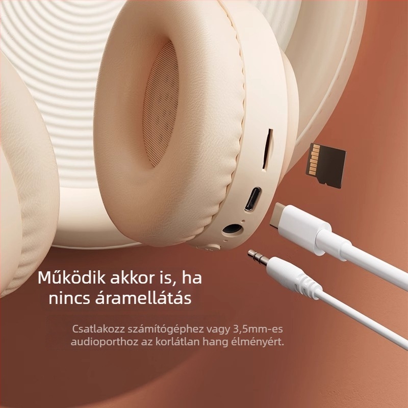 Vezeték nélküli Bluetooth fejhallgató játékokra mikrofonnal – sztereó hangzás, alacsony késleltetés