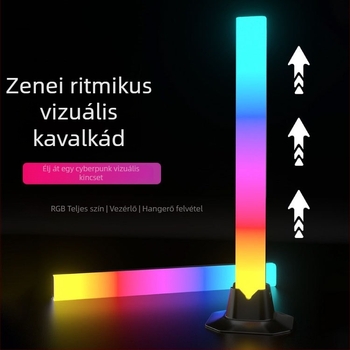 Zeneérzékelős RGB asztali fény játékhoz, USB tápegység, 5V, intelligens vezérlés