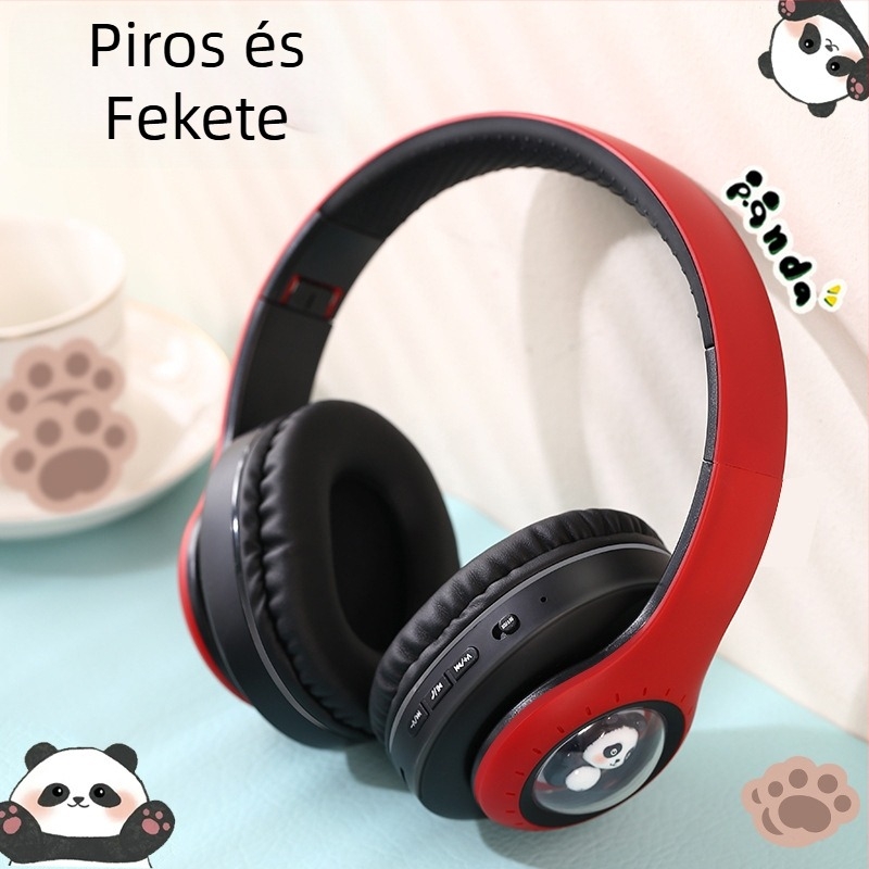 Űrkapszula dizájnú karikatúra fejhallgató, vezeték nélküli Bluetooth 5.3, fejre szerelhető, 10 m hatótávolság, 4–8 óra üzemidő, lélegző világítás, sztereó