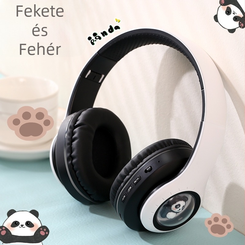 Űrkapszula dizájnú karikatúra fejhallgató, vezeték nélküli Bluetooth 5.3, fejre szerelhető, 10 m hatótávolság, 4–8 óra üzemidő, lélegző világítás, sztereó