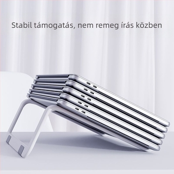 Laptop állvány, műanyag kivitel, forgó alap