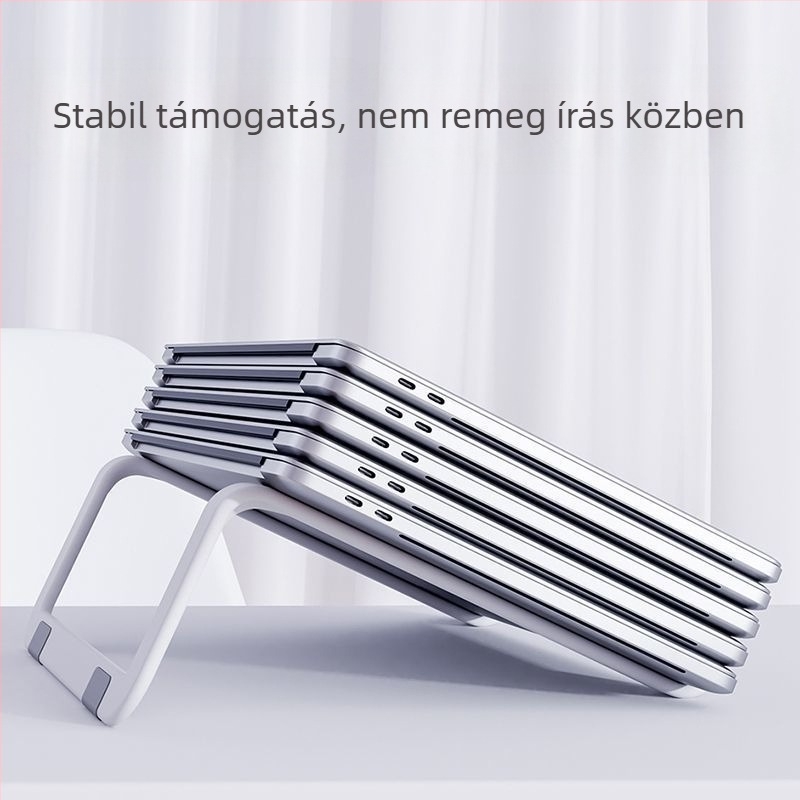 Laptop állvány, műanyag kivitel, forgó alap